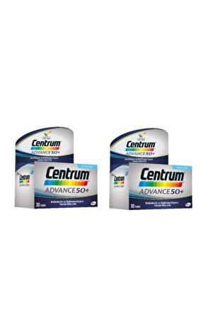 Centrum Advance 50+ Multivitamin 30 Tablet 2 Adet