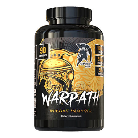 CENTURİON LABZ Warpath Maximizer Workout Creatine Complex (Daa Aspartic acid + Vanadyl sulfate) 90 Kapsül