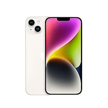 Yenilenmiş IPHONE 14 PLUS 128GB -B Kalite- Beyaz