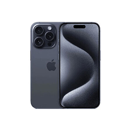 Yenilenmiş IPHONE 15 PRO 128GB -A Kalite- Mavi Titanyum