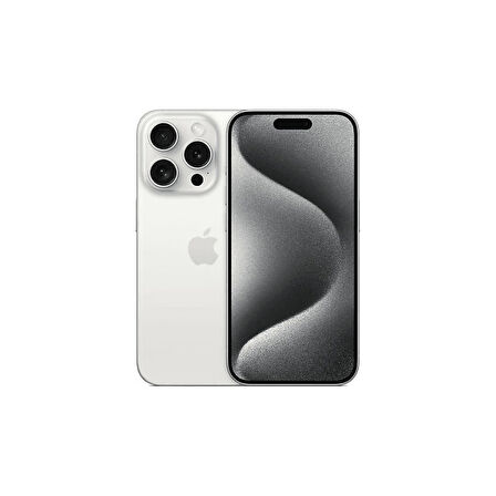 Yenilenmiş IPHONE 15 PRO MAX 256GB -A Kalite- Beyaz Titanyum