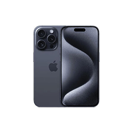 Yenilenmiş IPHONE 15 PRO MAX 512GB -A Kalite- Mavi Titanyum