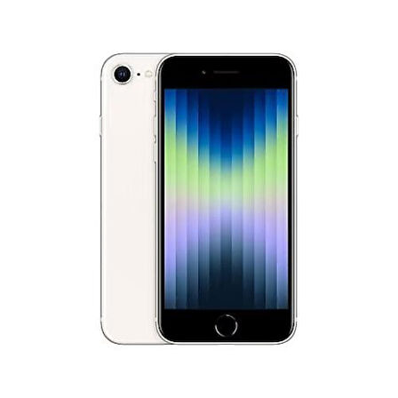 Yenilenmiş IPHONE SE 2022 (3.Nesil) 128GB -C Kalite- Beyaz