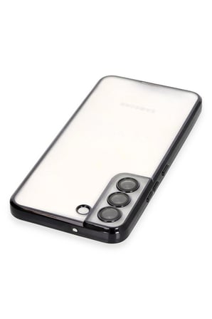 Ugr02 Samsung Galaxy S22 Kılıf Lensli Silikon - Siyah