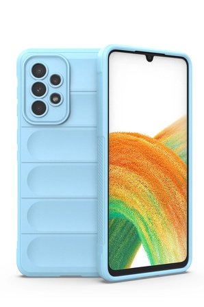 Ugr02 Samsung Uyumlu Galaxy A33 5G Kılıf Optimum Silikon - Sky Blue