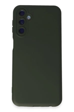Ugr02 Samsung Galaxy M14 5G Kılıf Nano Içi Kadife Silikon - Koyu Yeşil