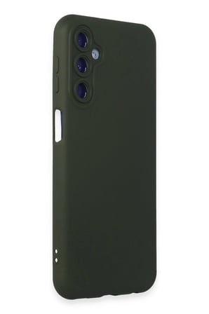 Ugr02 Samsung Galaxy M14 5G Kılıf Nano Içi Kadife Silikon - Koyu Yeşil