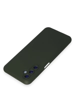 Ugr02 Samsung Galaxy M14 5G Kılıf Nano Içi Kadife Silikon - Koyu Yeşil