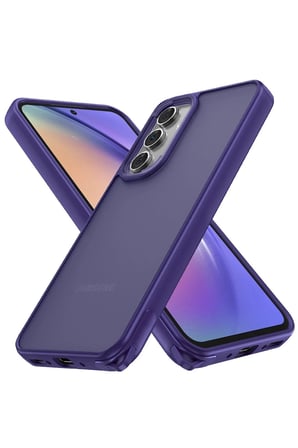 Ugr02 Samsung Uyumlu Galaxy A14 4G Kılıf Elegant Kapak - Derin Mor