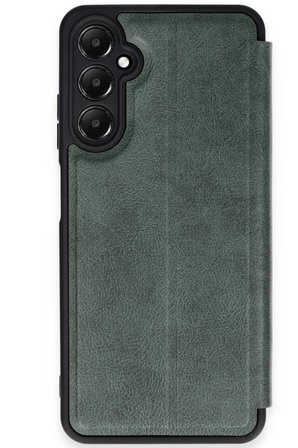 Ugr02 Samsung Galaxy A36 Kılıf Flip Cover - Koyu Yeşil