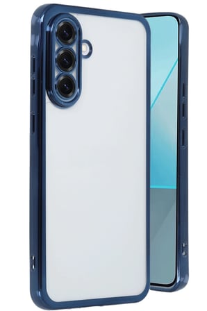 Ugr02 Samsung Galaxy A56 Kılıf Lensli Silikon - Lacivert