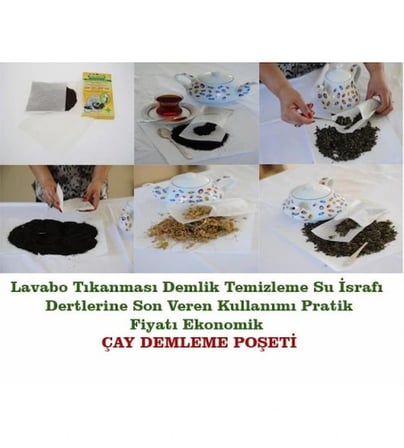 Ev Tipi Çay Demleme Poşeti 30lu Paket