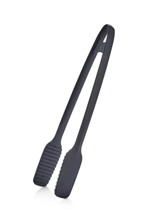 Maşa - 220 Dereceye Kadar Dayanıklı Yanmaz - Yapışmaz Plastik Izgara Maşası 30 Cm