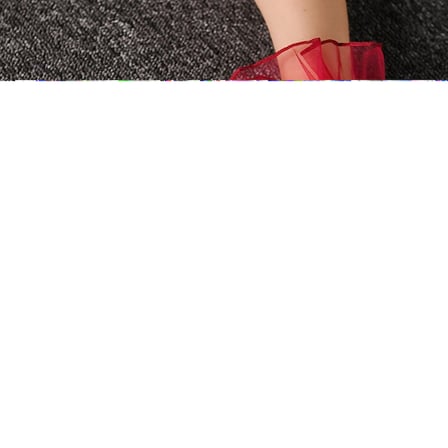 Kısa Boy Likralı Güpürlü Yetişkin Tül Eldiven Kırmızı Renk
