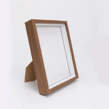 Ahşap Kahverengi Derin Çerçeve Kutu - 22x17cm
