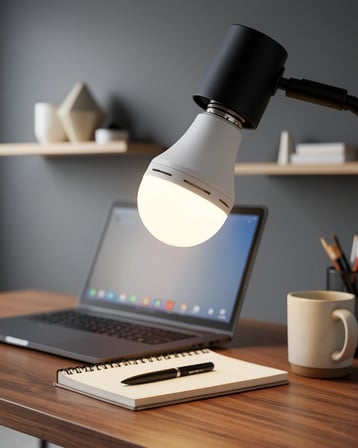 Şarjlı Led Ampul 6500K