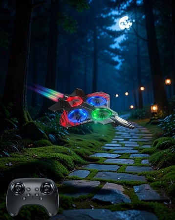 Uçak Drone Led Işıklı