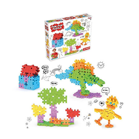 03906 Fun Fun Puzzle 192 Parça -dede