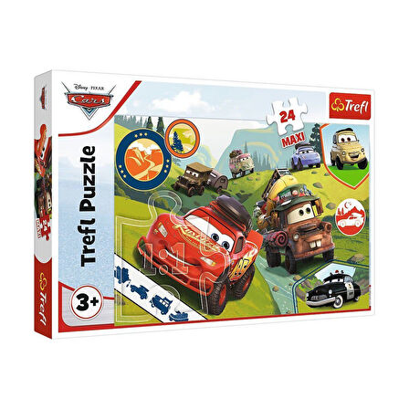 Puzzle-14352 Maxi Cars 3 24 Parça Puzzle