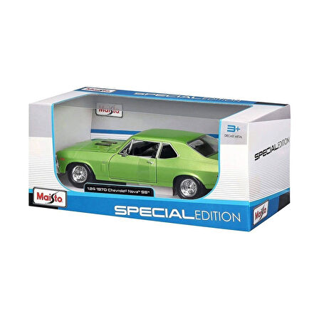 May 31262 1:24 Maisto Chevrolet Nova Ss 1970 Model Araba -necotoys