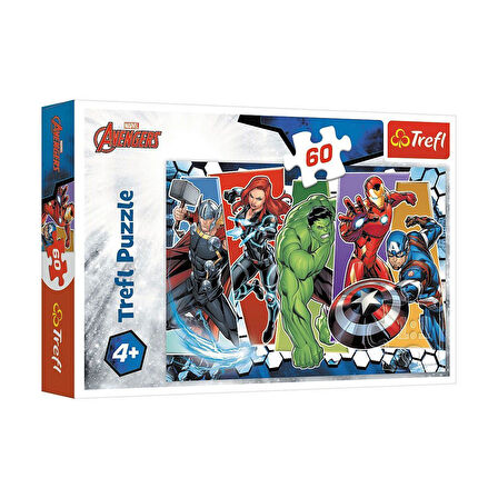 Puzzle-17357 The Avengers 60 Parça Puzzle