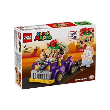 71431 Lego® Super Mario™ Bowser'ın Büyük Arabası Ek Macera Seti 458 Parça +7 Yaş