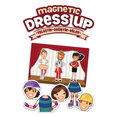 Md174 Ks, Magnetic Dress Up - Eşleştir・değiştir・eğlen / +3 Yaş