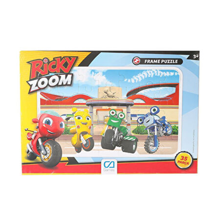 Cafrm-5115-5116 Ricky Zoom Frame Puzzle 35 Parça