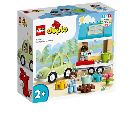 10986 Lego® Duplo® Tekerlekli Aile Evi 31 Parça +2 Yaş