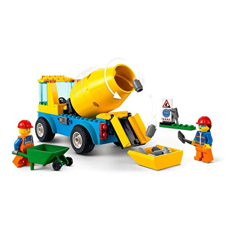 60325 Lego® City - Beton Mikseri, 85 Parça, +4 Yaş