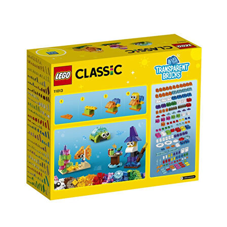 11013 Lego® Classic Yaratıcı Şeffaf Yapım Parçaları 500 Parça