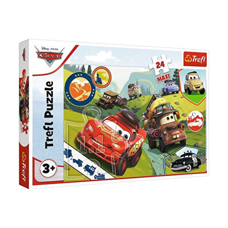 Puzzle-14352 Maxi Disney Cars 3 24 Parça Çocuk Puzzle