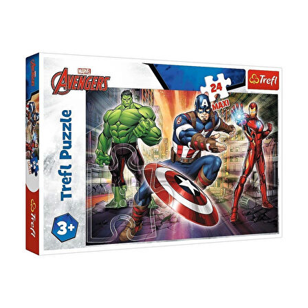 Puzzle-14321 Marvel 24 Parça Maxi Çocuk Puzzle