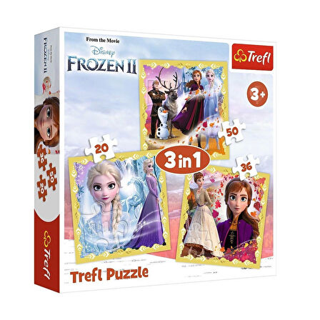 Puzzle-34847 Frozen Iı 3ın1 Puzzle
