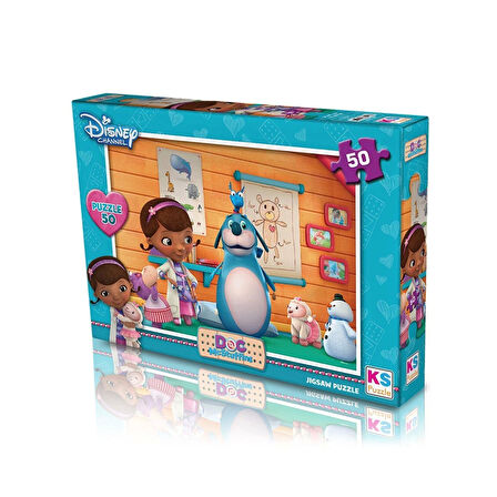 Doc709 Doc Mcstuffins 50 Parça Puzzle -ks Puzzle