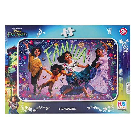 Enc 704 Encanto Familia Frame Puzzle 24 Parça -ks Puzzle