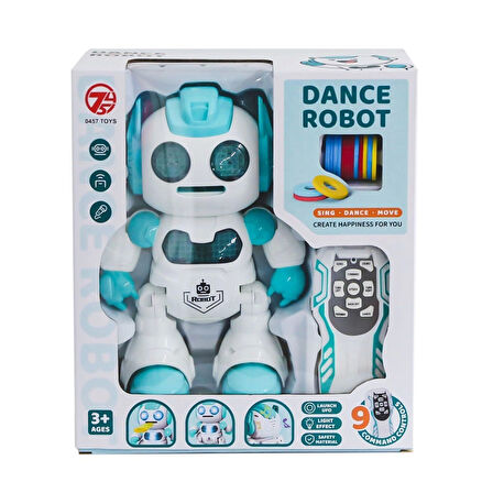 606-30 Kumandalı Disk Atan Robot -can Oyuncak