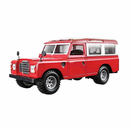 22063 Land Rover Series Iı Model Araba 1:24 Kırmızı -sunman