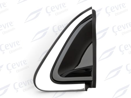 Clio 5 Sağ Arka Kapı Açma Yuvası Köşe Plastiği Üçgeni Krom Sağ Renault - 833302841R - 833308904R