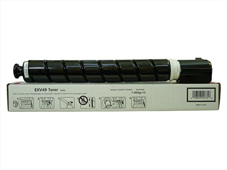 Canon C-EXV 49 Mavi Toner Muadil, IR C3320, 3325, 3330i, Chipli (460g)
