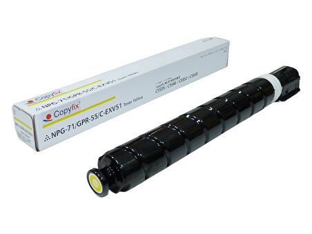 Canon C-EXV 51 Sarı Toner Muadil, IR C 5535, 5540, 5550