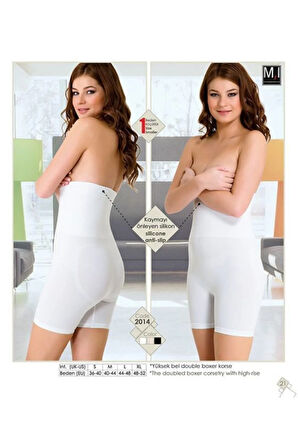 Dikişsiz Çift Kat Bokser Korse 2014