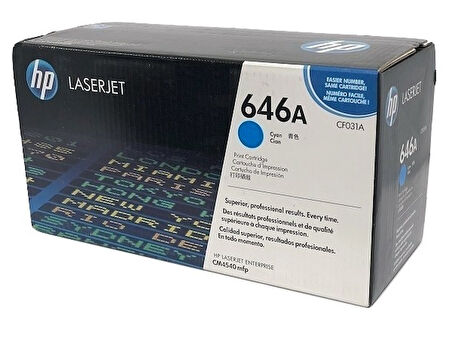 Hp CF031A (646A) Mavi Orjinal Toner