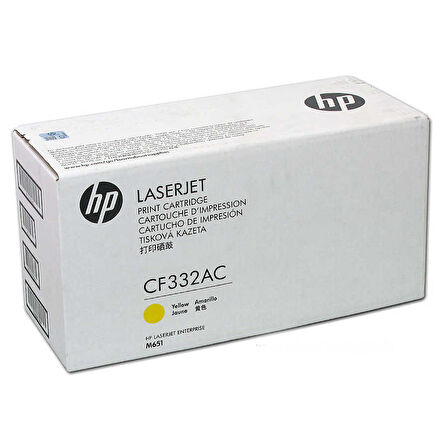 Hp CF332AC (654A) Sarı Orjinal Toner