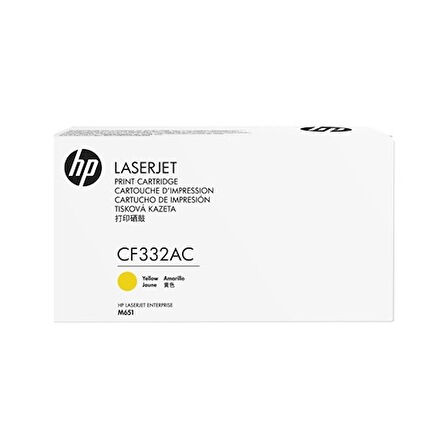 Hp CF332AC (654A) Sarı Orjinal Toner