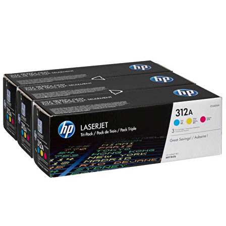 Hp CF440AM (312A) Renkli Orijinal 3'lü Paket Toner