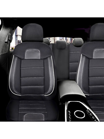 Fiat Egea Araçlara Uyumlu Tam Takım Basic B Model Oto Koltuk Kılıfı Seti