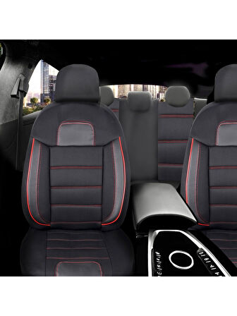 Seat Leon Araçlara Uyumlu Tam Takım Basic K Model Oto Koltuk Kılıfı Seti