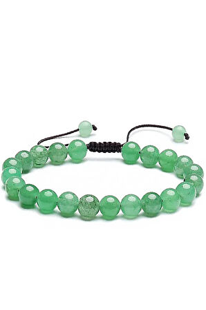 Sertifikalı Doğal Aventurin Taşı Bileklik