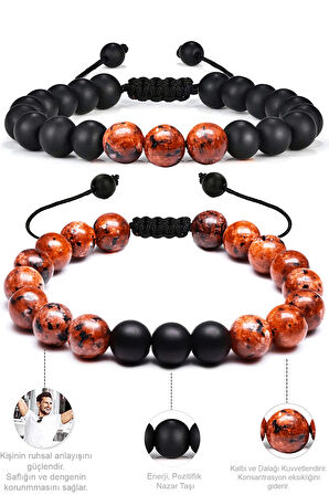 Kırmızı Mercan Taşı Doğal Taş Bileklik